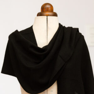 Light Cashmere Stole - Black