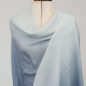 Light Cashmere Stole - Silver Ombre