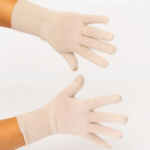 Creme Gloves, Silk and Cashmere