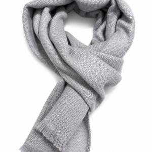 100% Cashmere Scarf, Off-white, Reversible